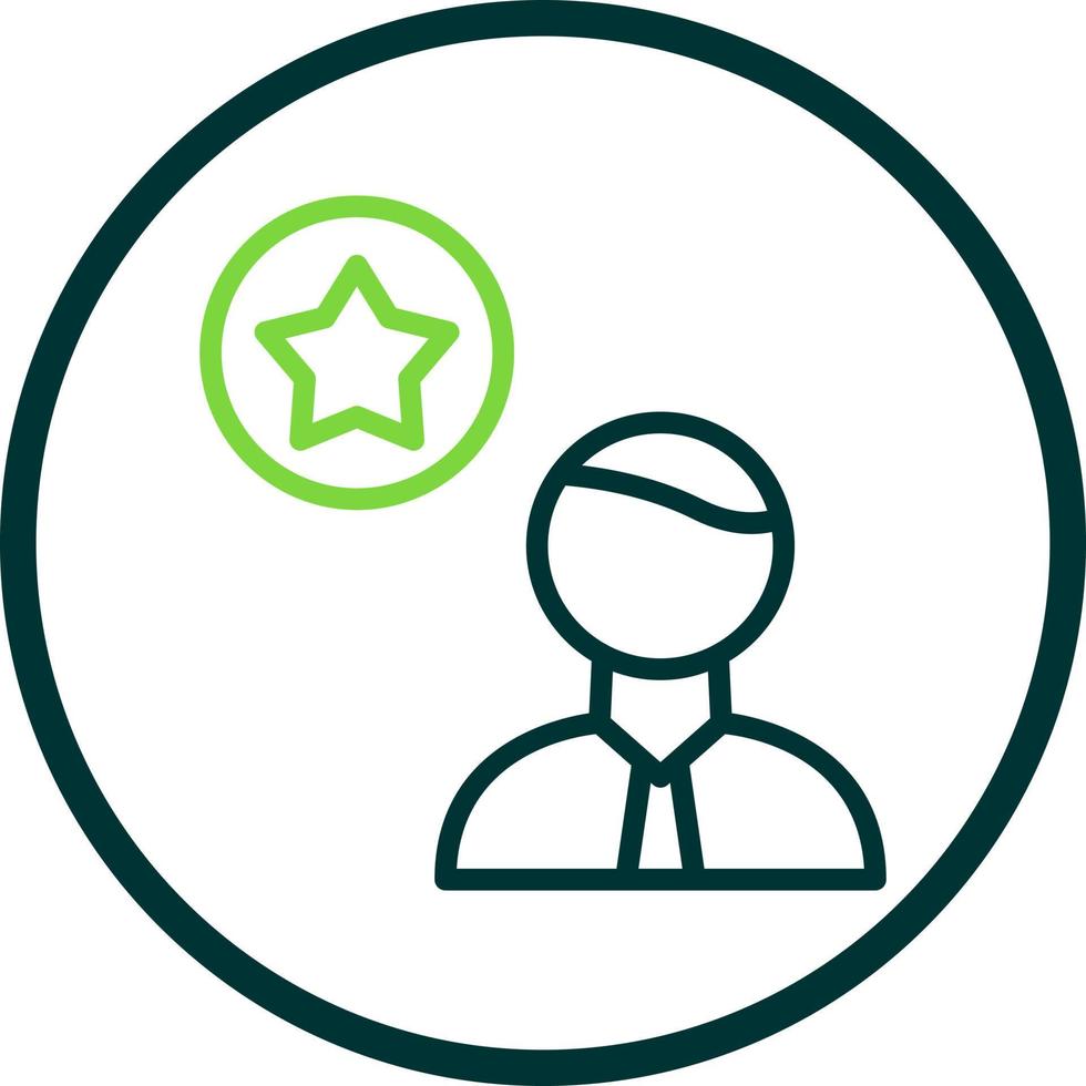 Leader Vector Icon Design