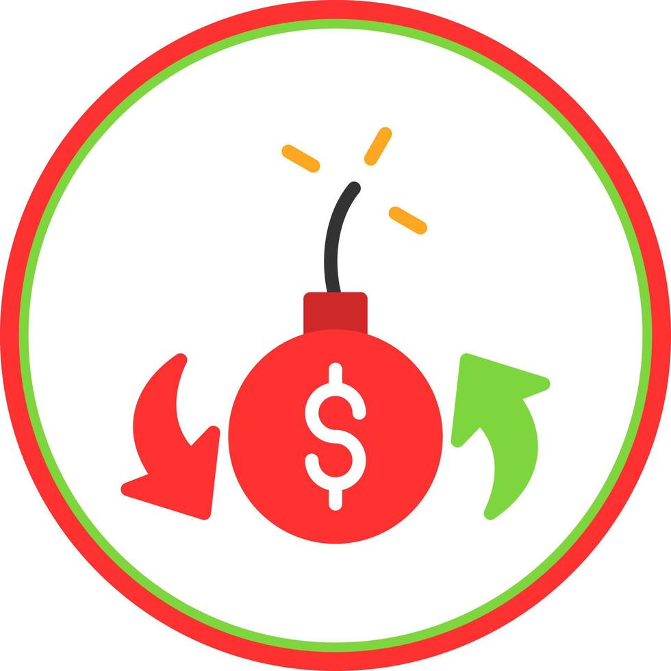 Debt Vector Icon Design
