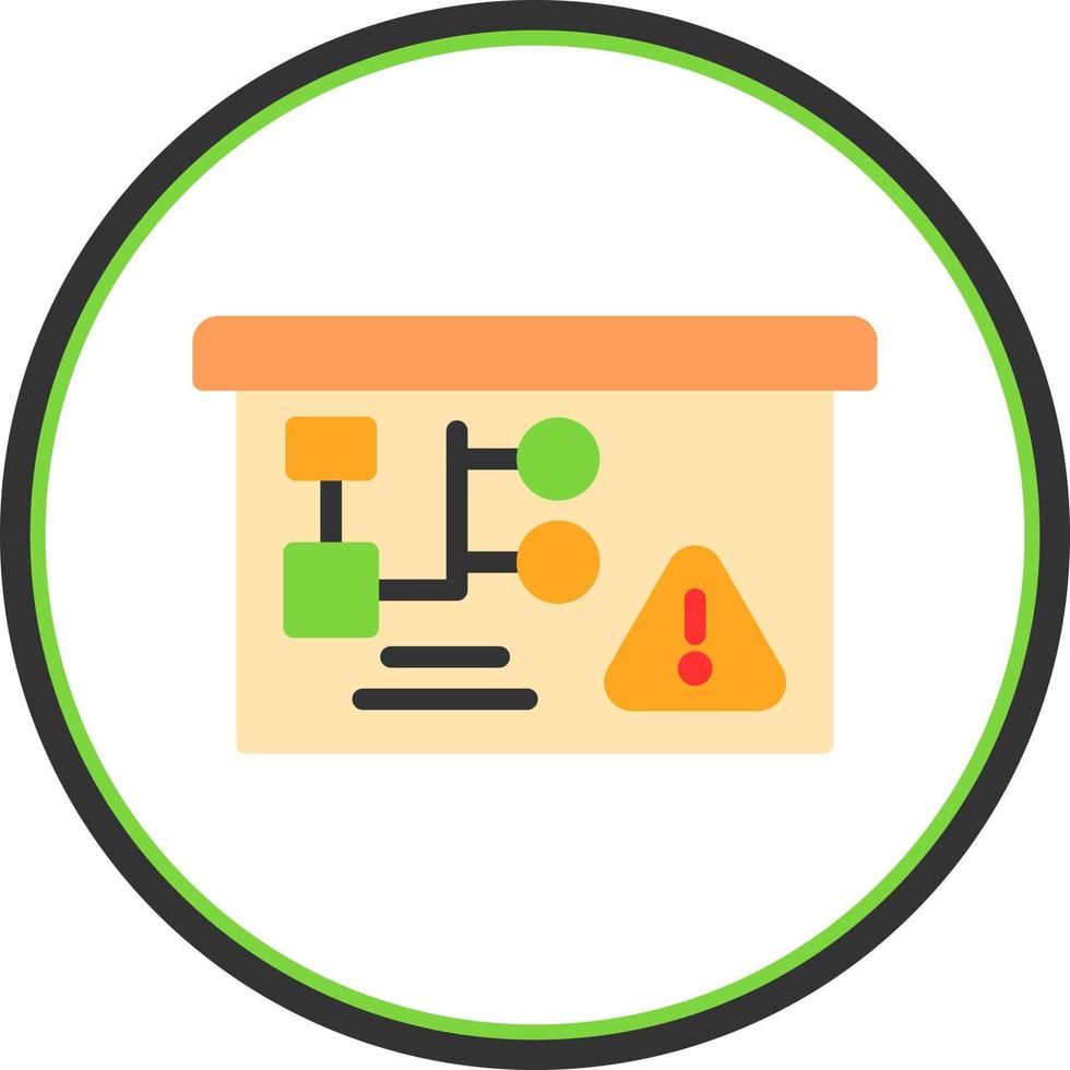 Risk Vector Icon Design