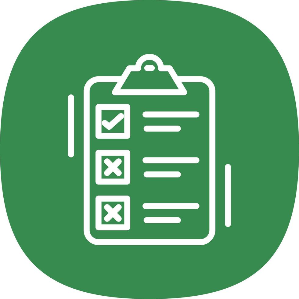 Checklist Vector Icon Design