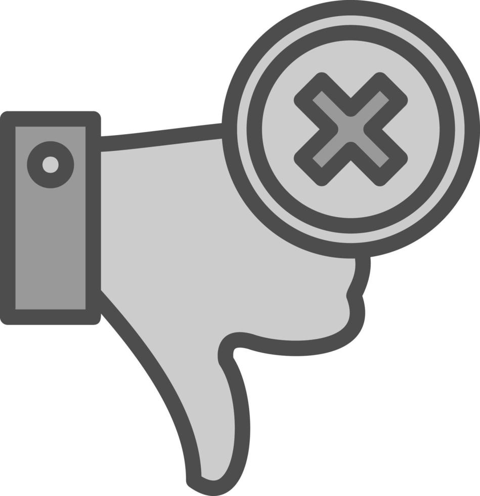 Failure Vector Icon Design