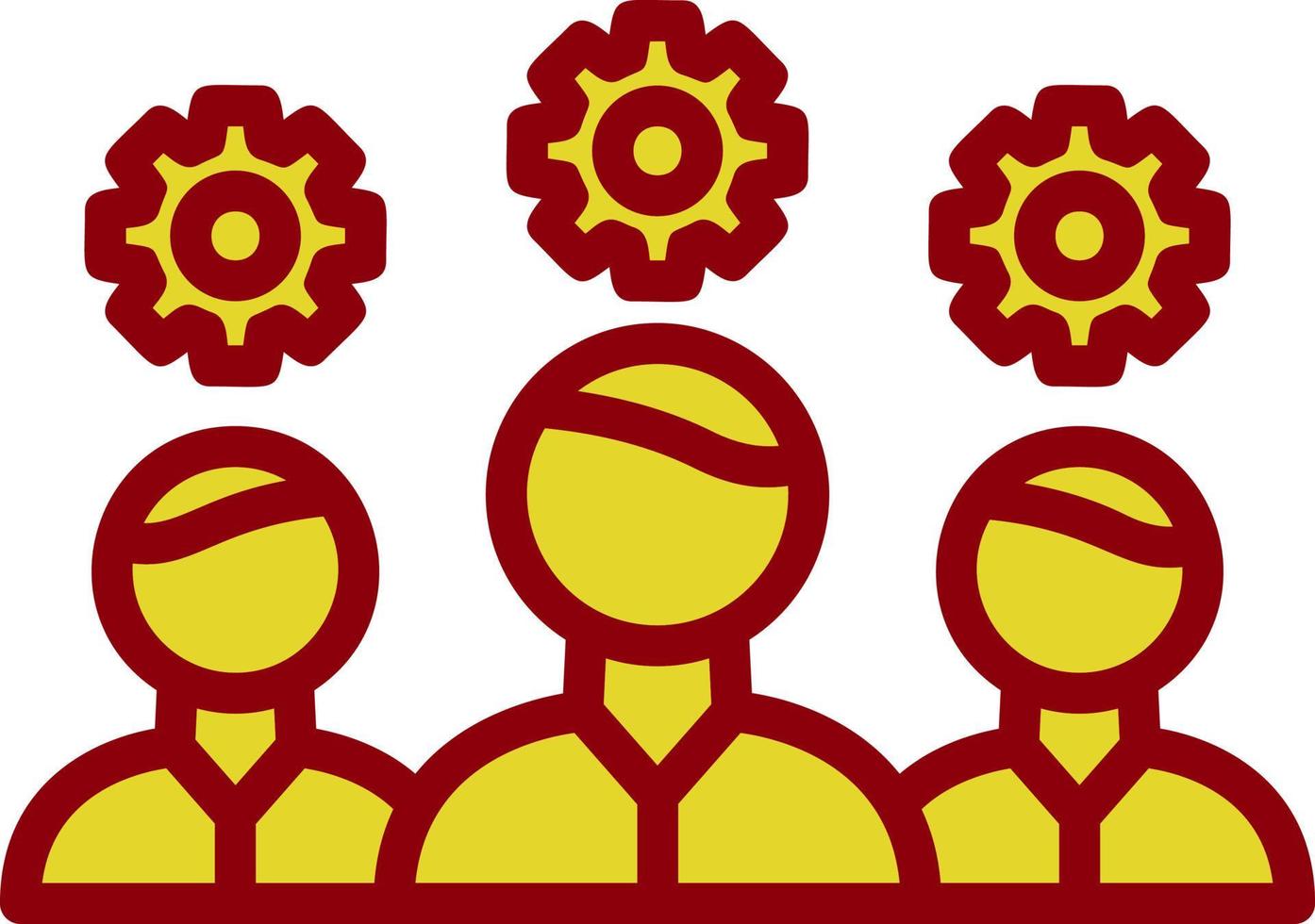 Team Management Vector Icon Design