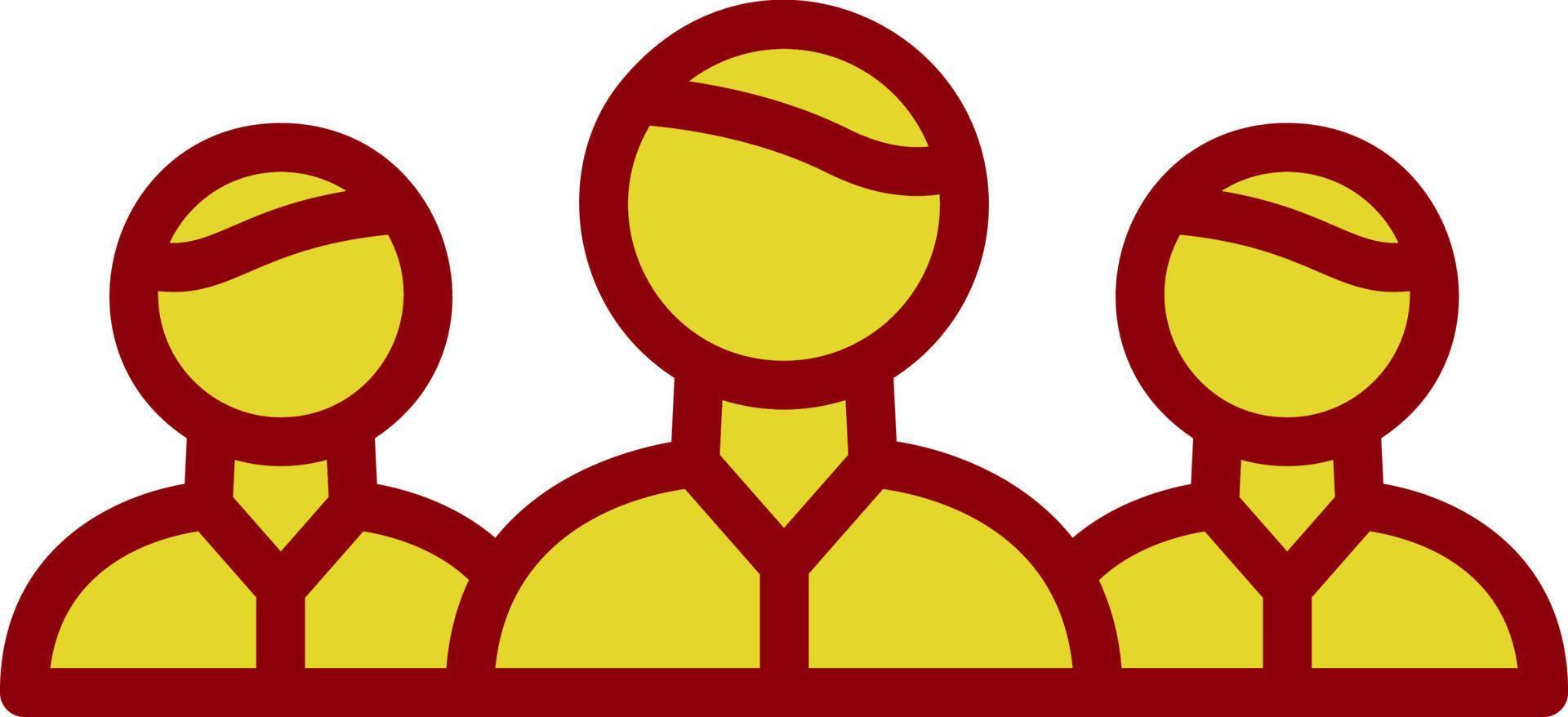 Team Vector Icon Design