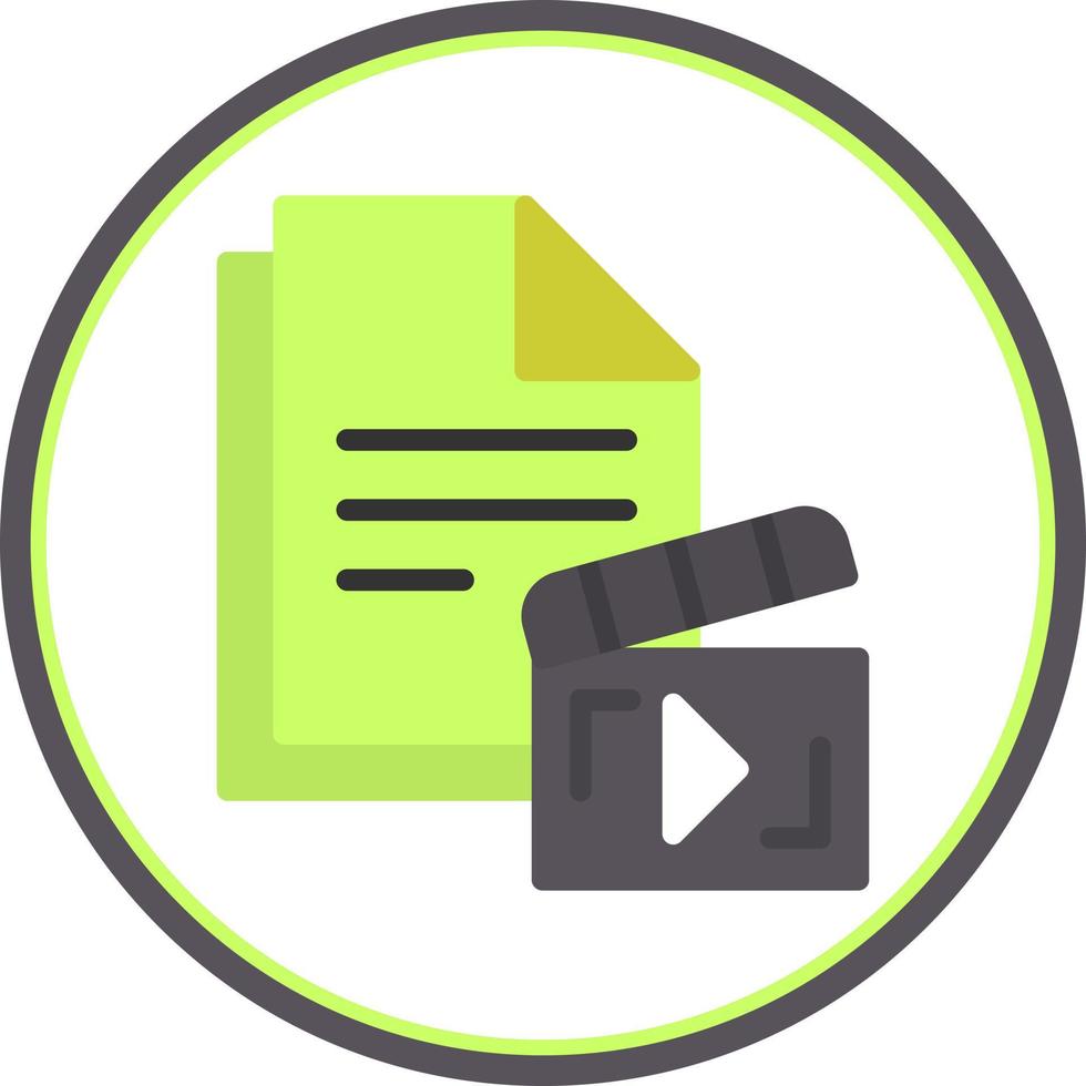 Scenario Vector Icon Design