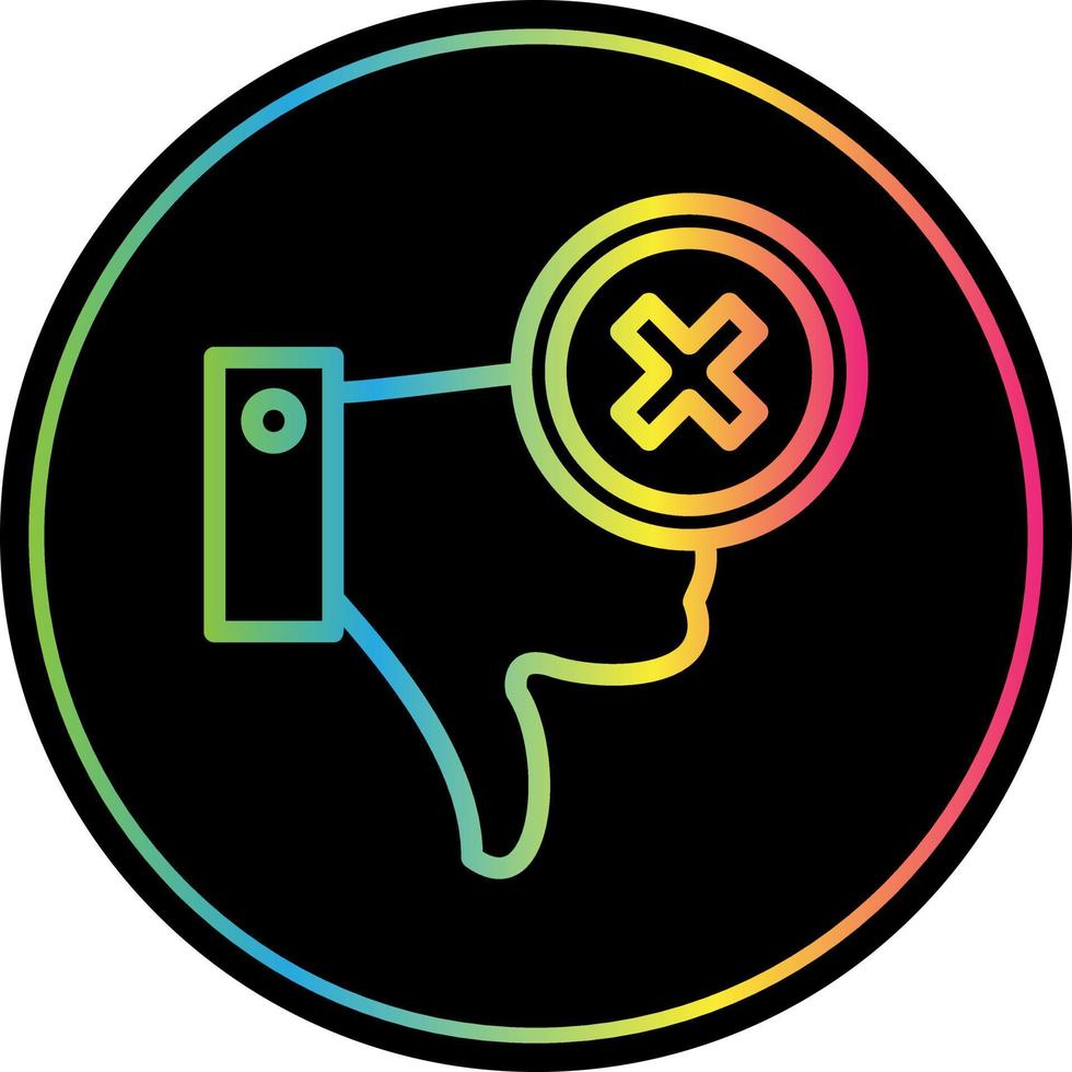 Failure Vector Icon Design