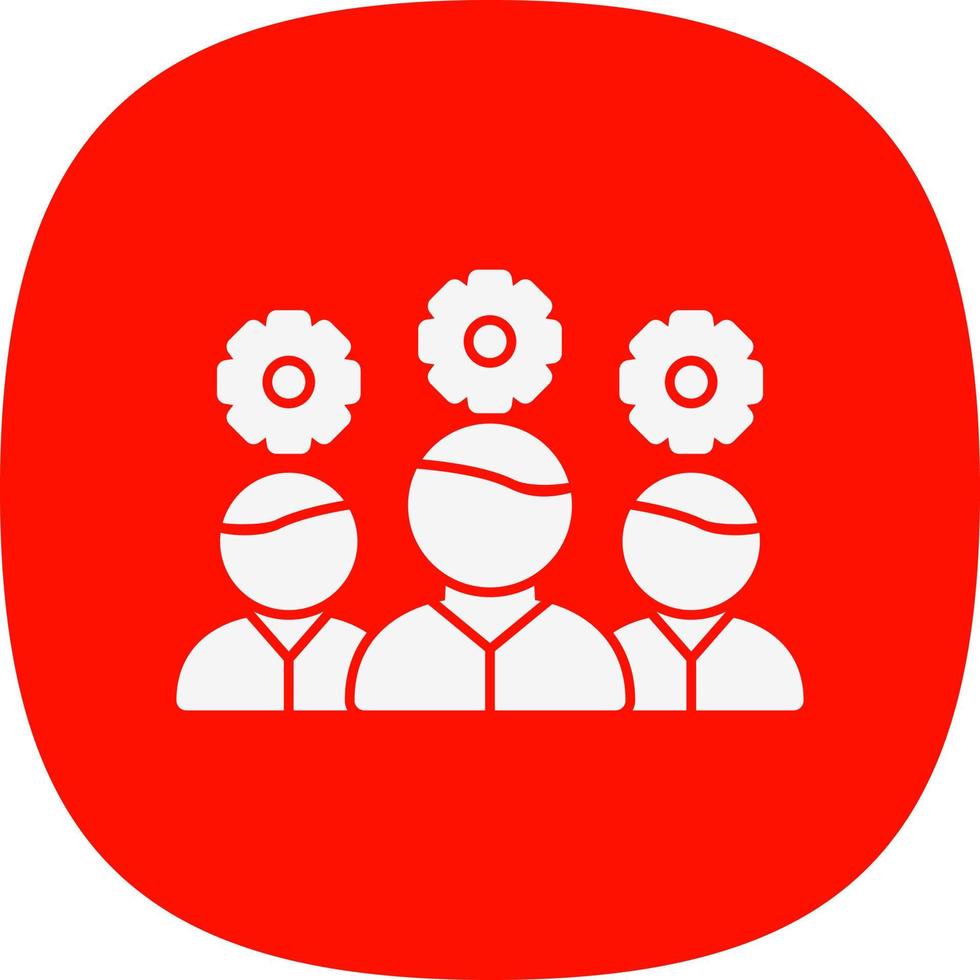 Team Management Vector Icon Design