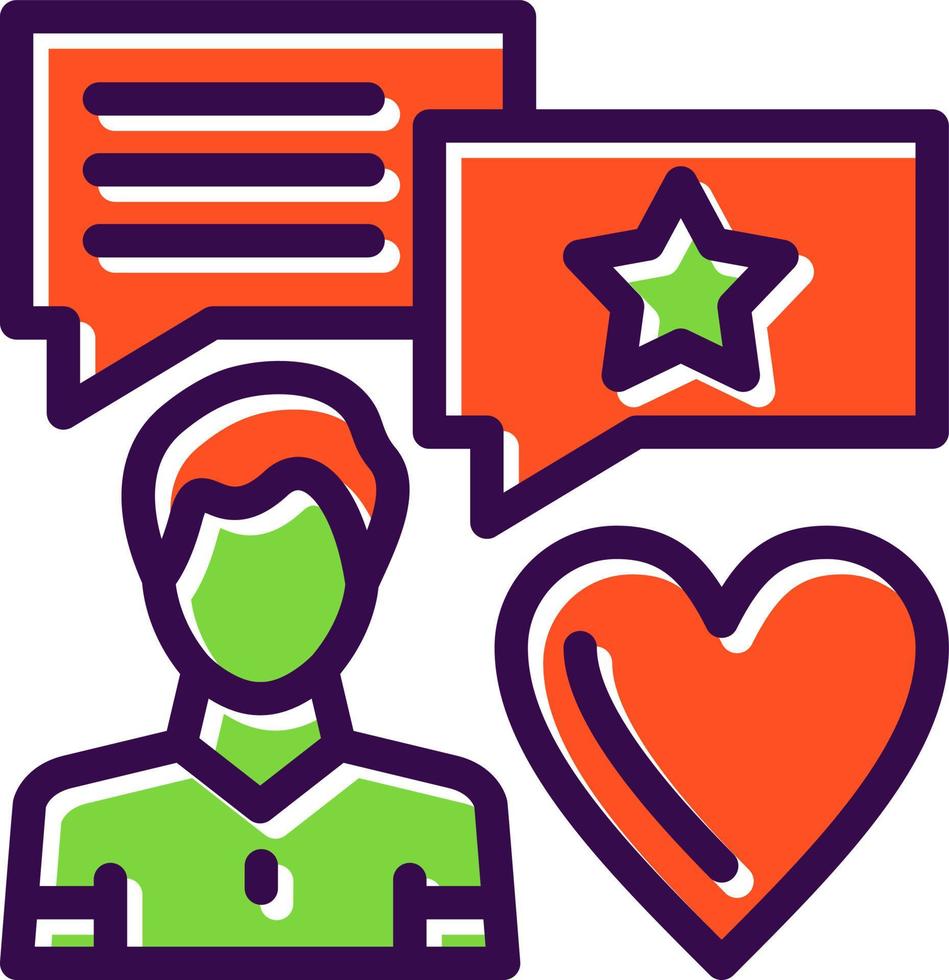 Feedback Vector Icon Design