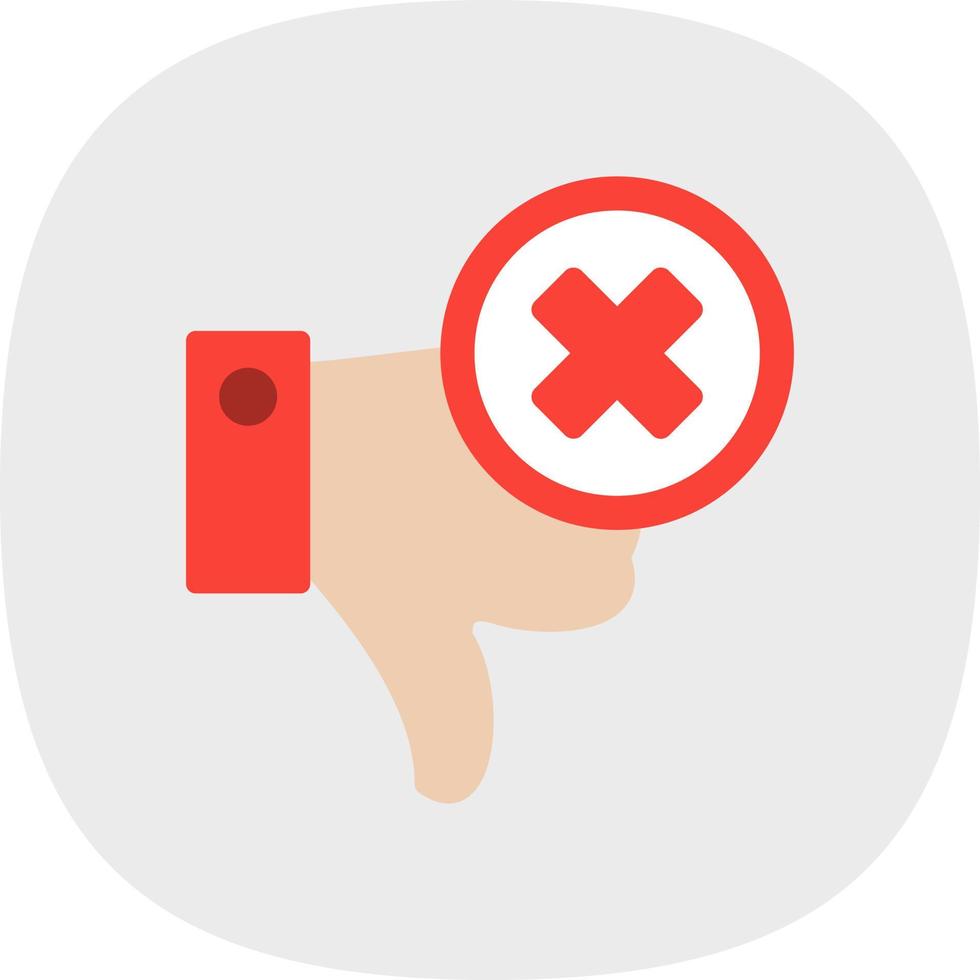 Failure Vector Icon Design