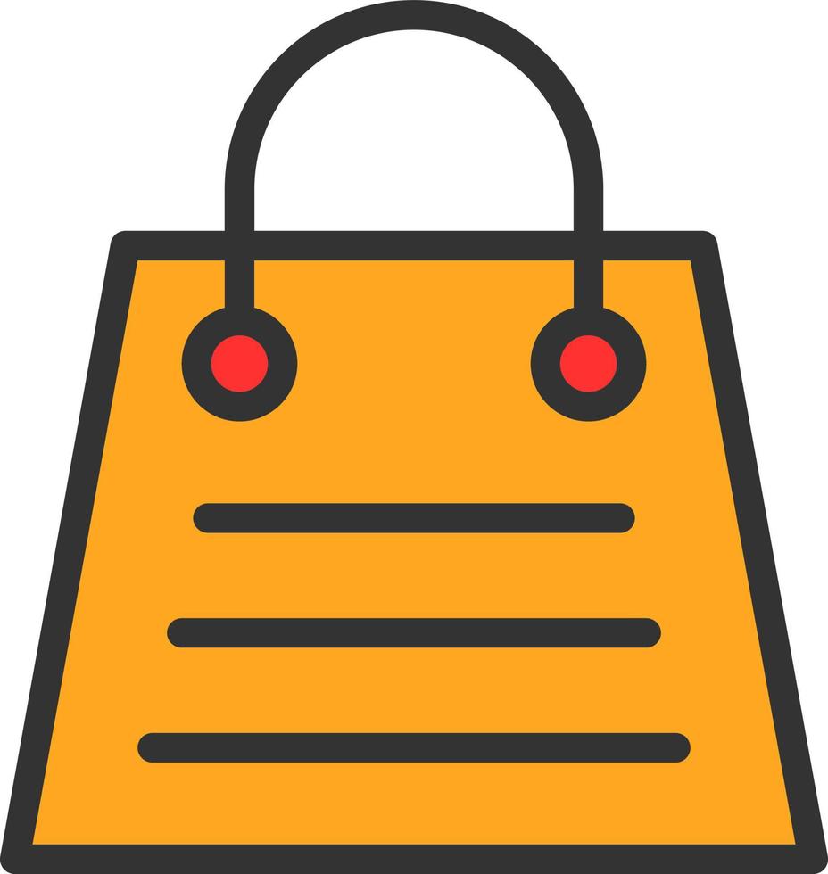 Shopping Bag Vector Icon Design