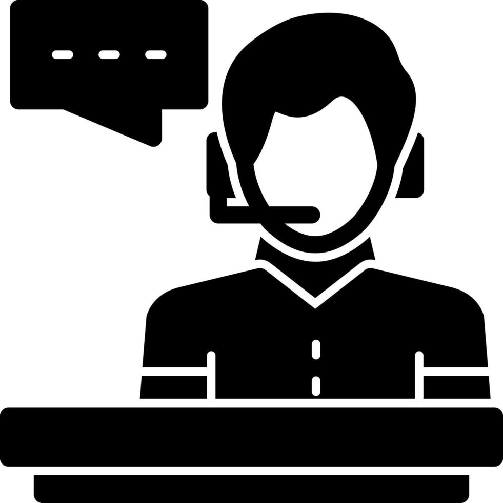 Customer Service Vector Icon Design