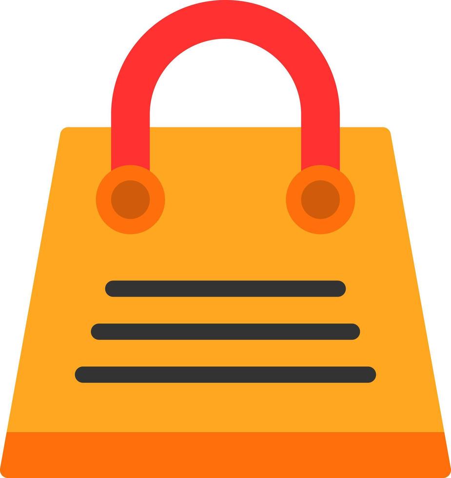 Shopping Bag Vector Icon Design