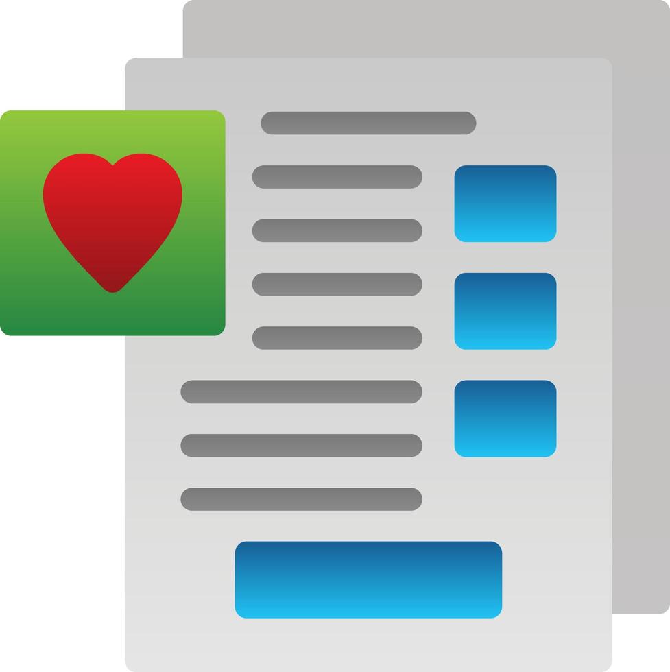 Wishlist Vector Icon Design