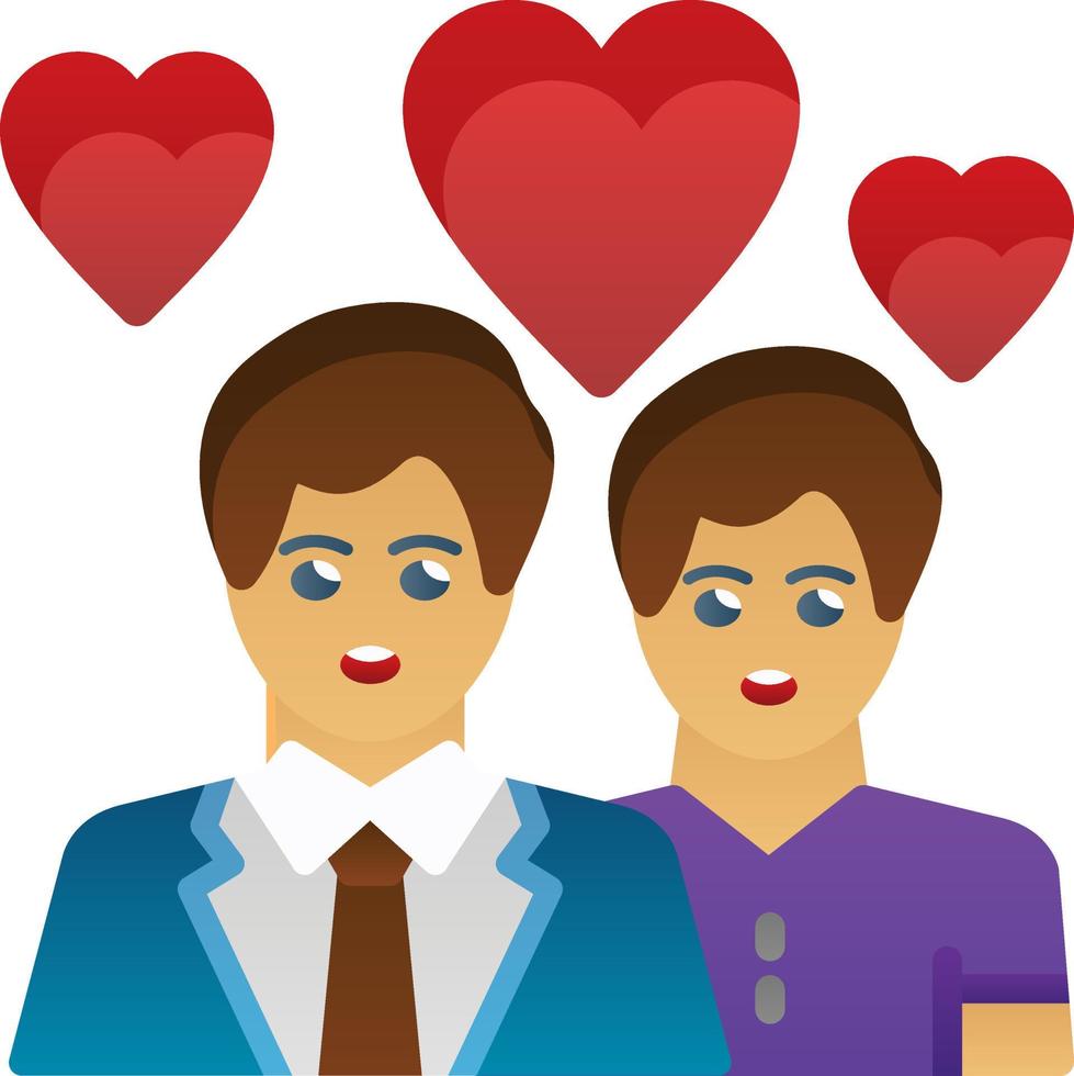 Relationship Vector Icon Design