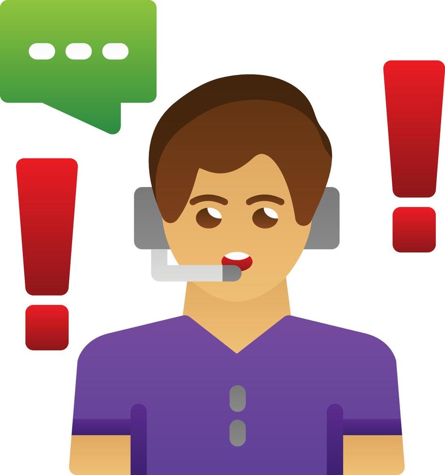 Complaint Vector Icon Design