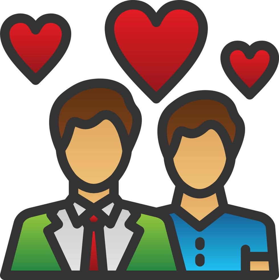 Relationship Vector Icon Design