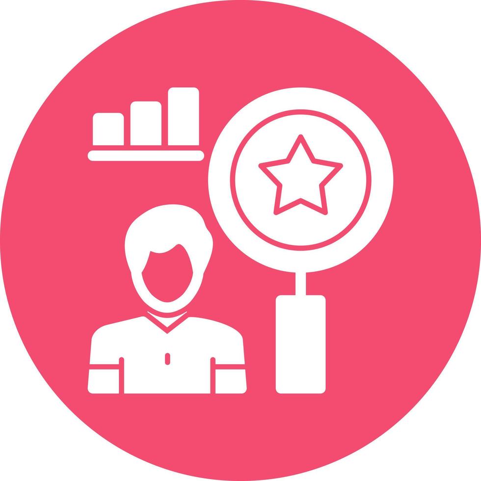 Qualitative Research Vector Icon Design