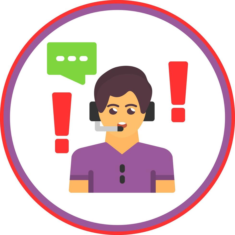 Complaint Vector Icon Design