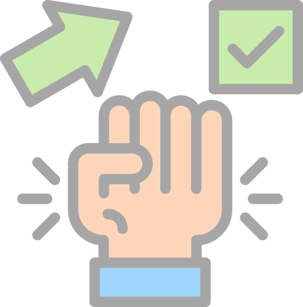 Motivation Vector Icon Design