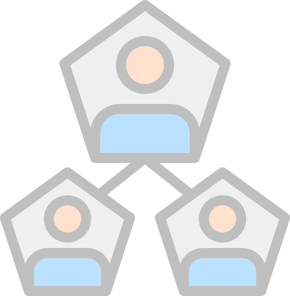 Segmentation Vector Icon Design