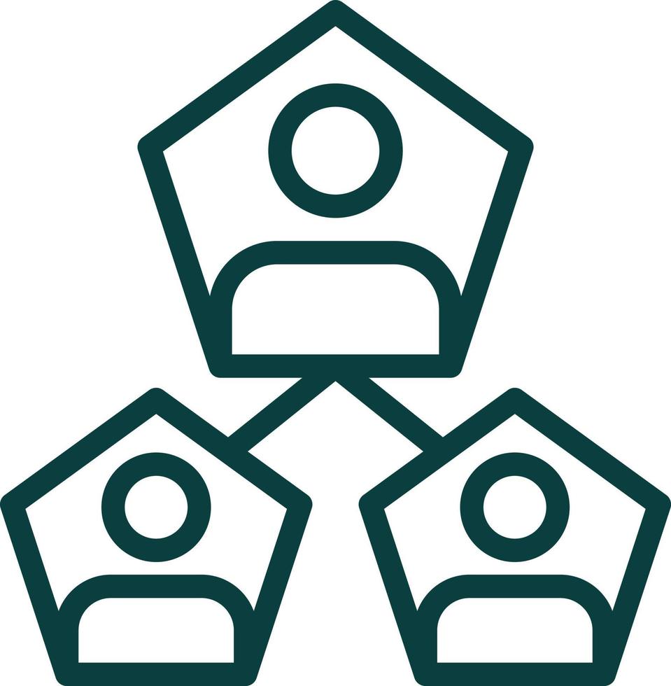 Segmentation Vector Icon Design