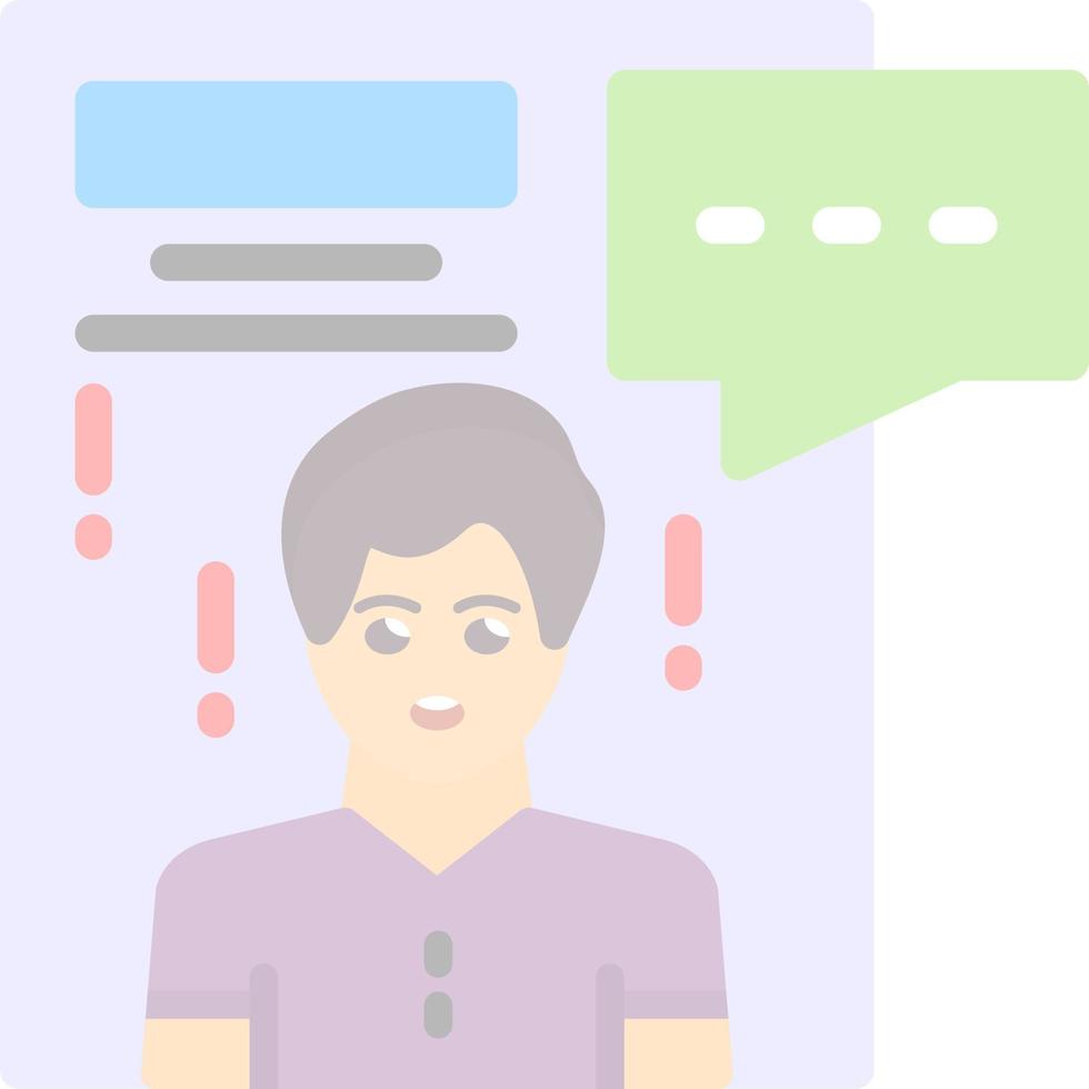 Complaint Vector Icon Design