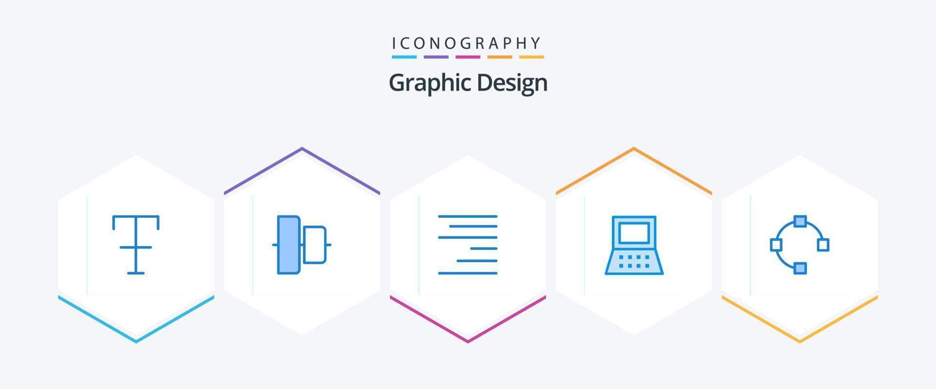 Design 25 Blue icon pack including . . text. points. open vector