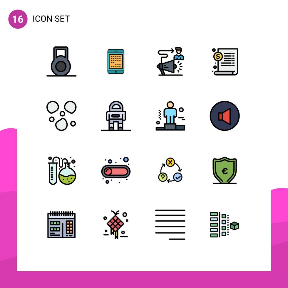 16 Creative Icons Modern Signs and Symbols of ice dollar target medical document Editable Creative Vector Design Elements