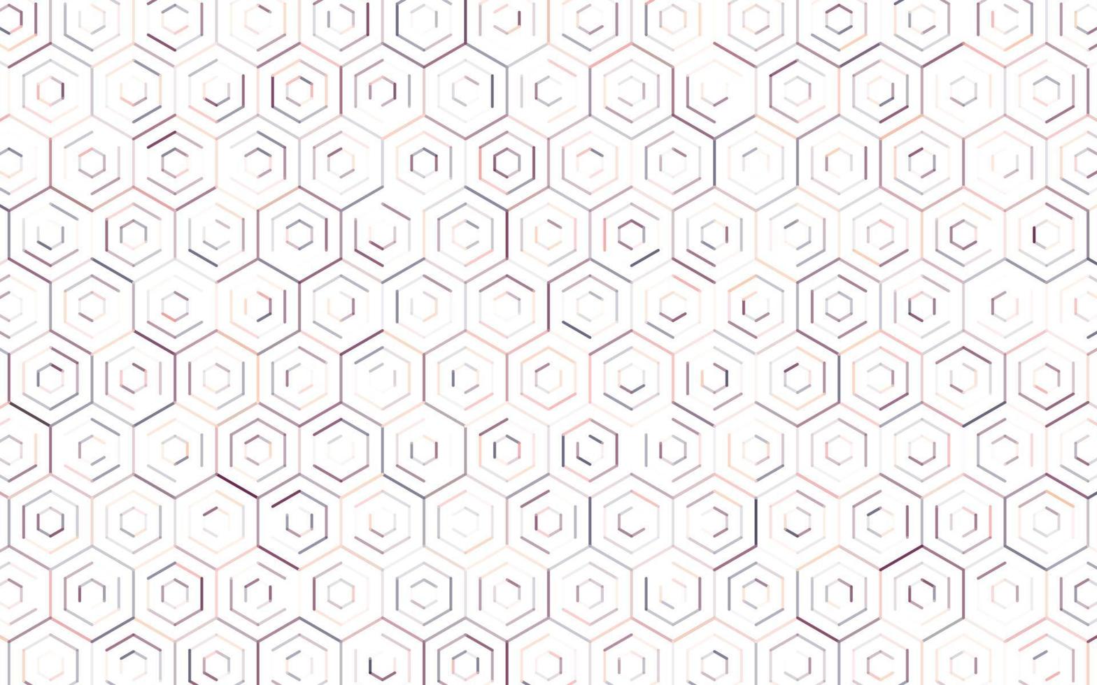 fondo de banner hexagonal 3d blanco creativo vector