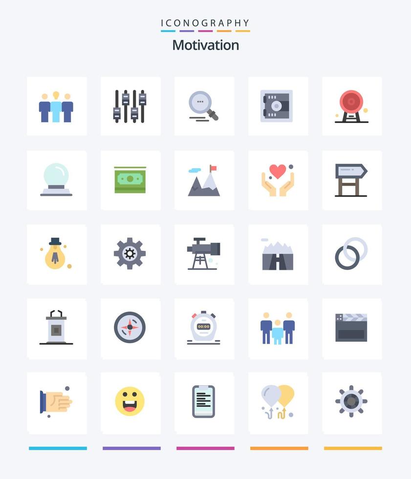Creative Motivation 25 Flat icon pack  Such As landmark. england. search. architecture. lock vector