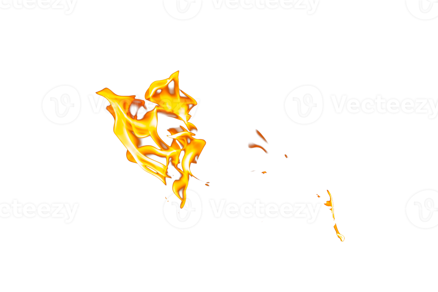 Fire flame texture. Burning material backdrop. Burn effect pattern. Blaze and torch wallpaper. Transparent background. png