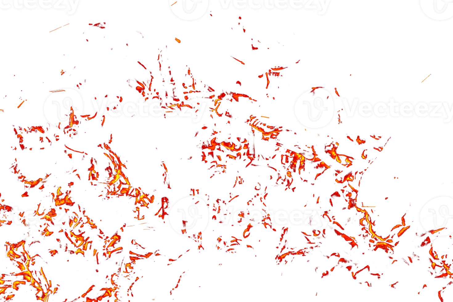 brand vlam textuur. brandend materiaal achtergrond. brandwond effect patroon. uitbarsten en fakkel behang. transparant achtergrond. png