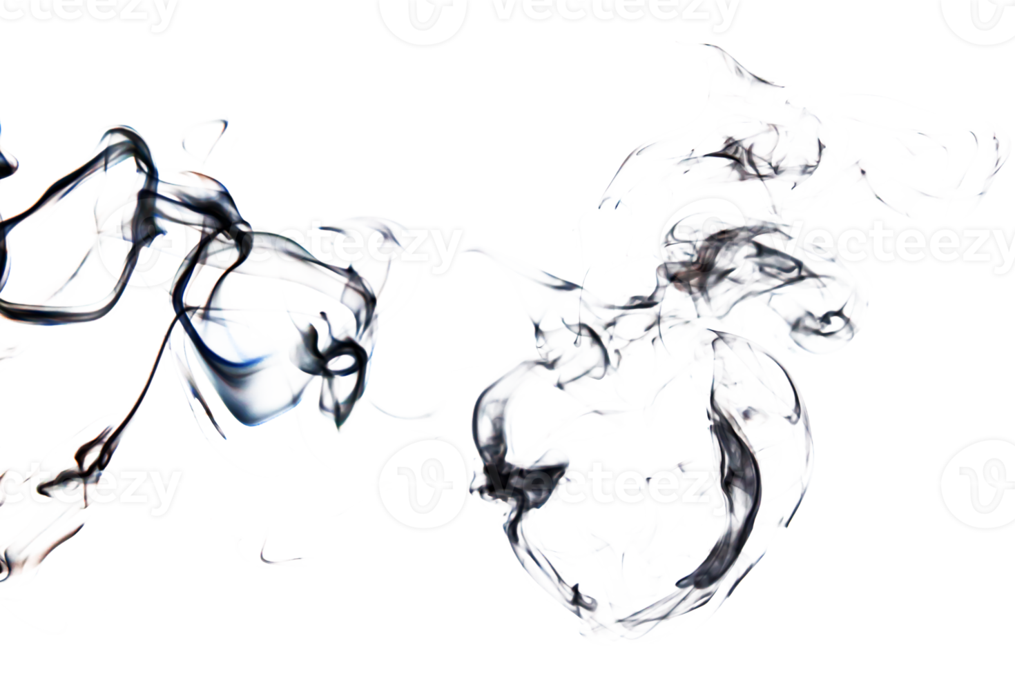 Smoke effect texture. Transparent background. Isolated. Smokey and mistic effect. Spirit wave. png