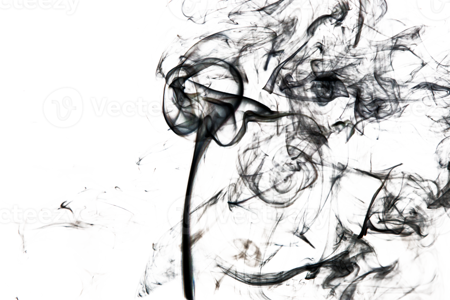 Smoke effect texture. Transparent background. Isolated. Smokey and mistic effect. Spirit wave. png
