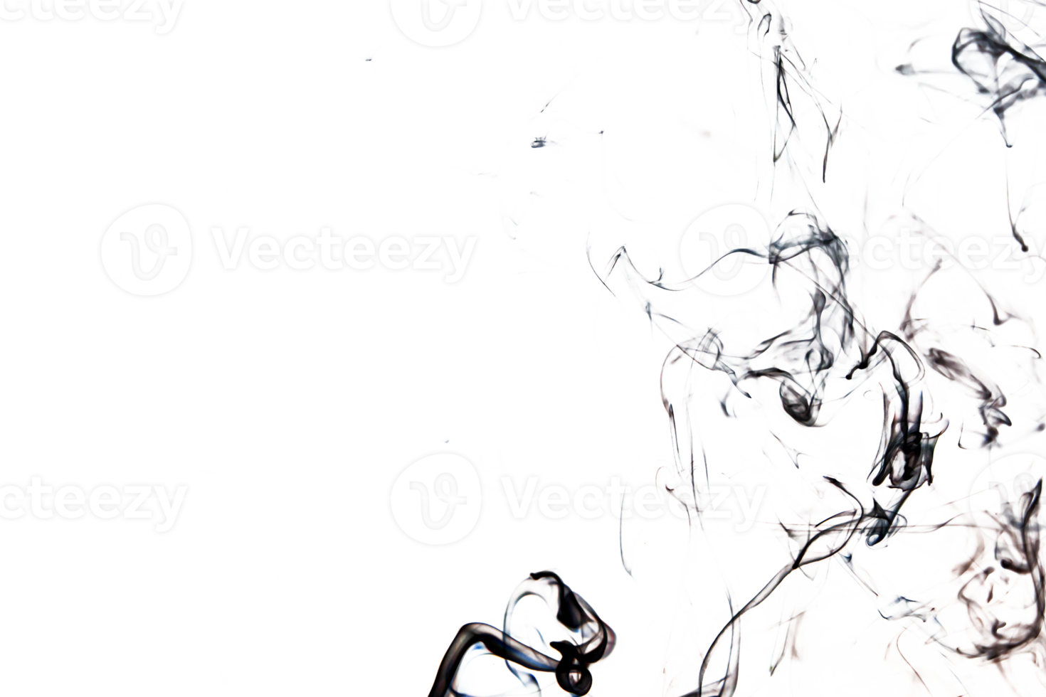 Smoke effect texture. Transparent background. Isolated. Smokey and mistic effect. Spirit wave. png