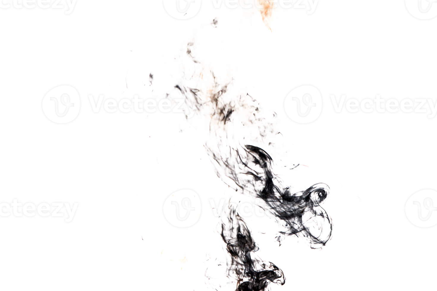 Smoke effect texture. Transparent background. Isolated. Smokey and mistic effect. Spirit wave. png