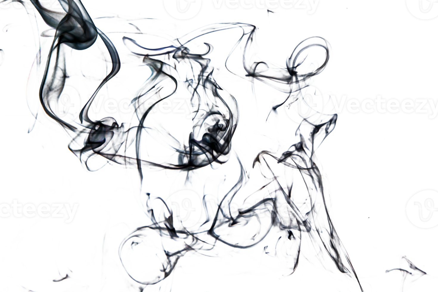 Smoke effect texture. Transparent background. Isolated. Smokey and mistic effect. Spirit wave. png