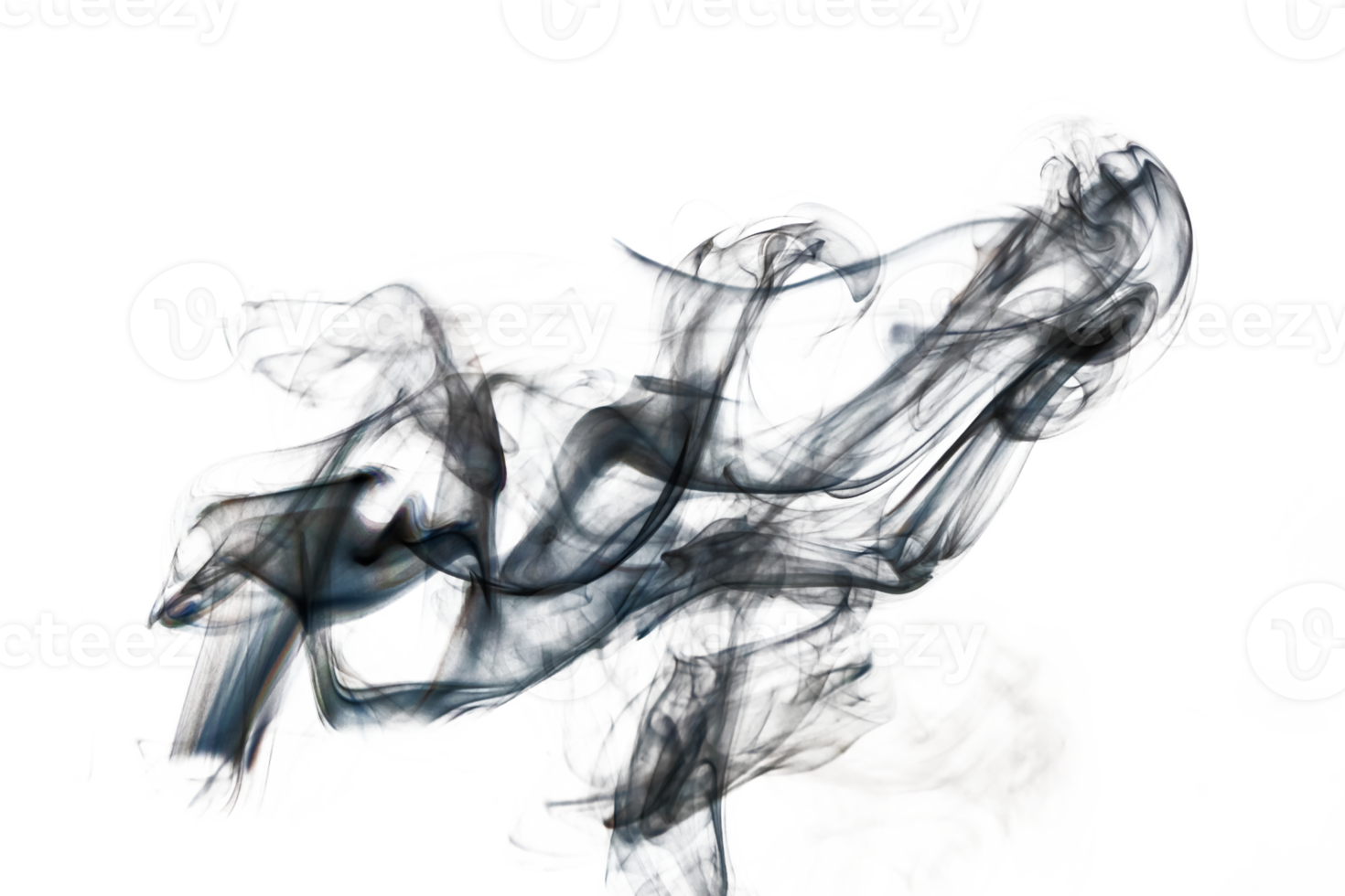 Smoke effect texture. Transparent background. Isolated. Smokey and mistic effect. Spirit wave. png