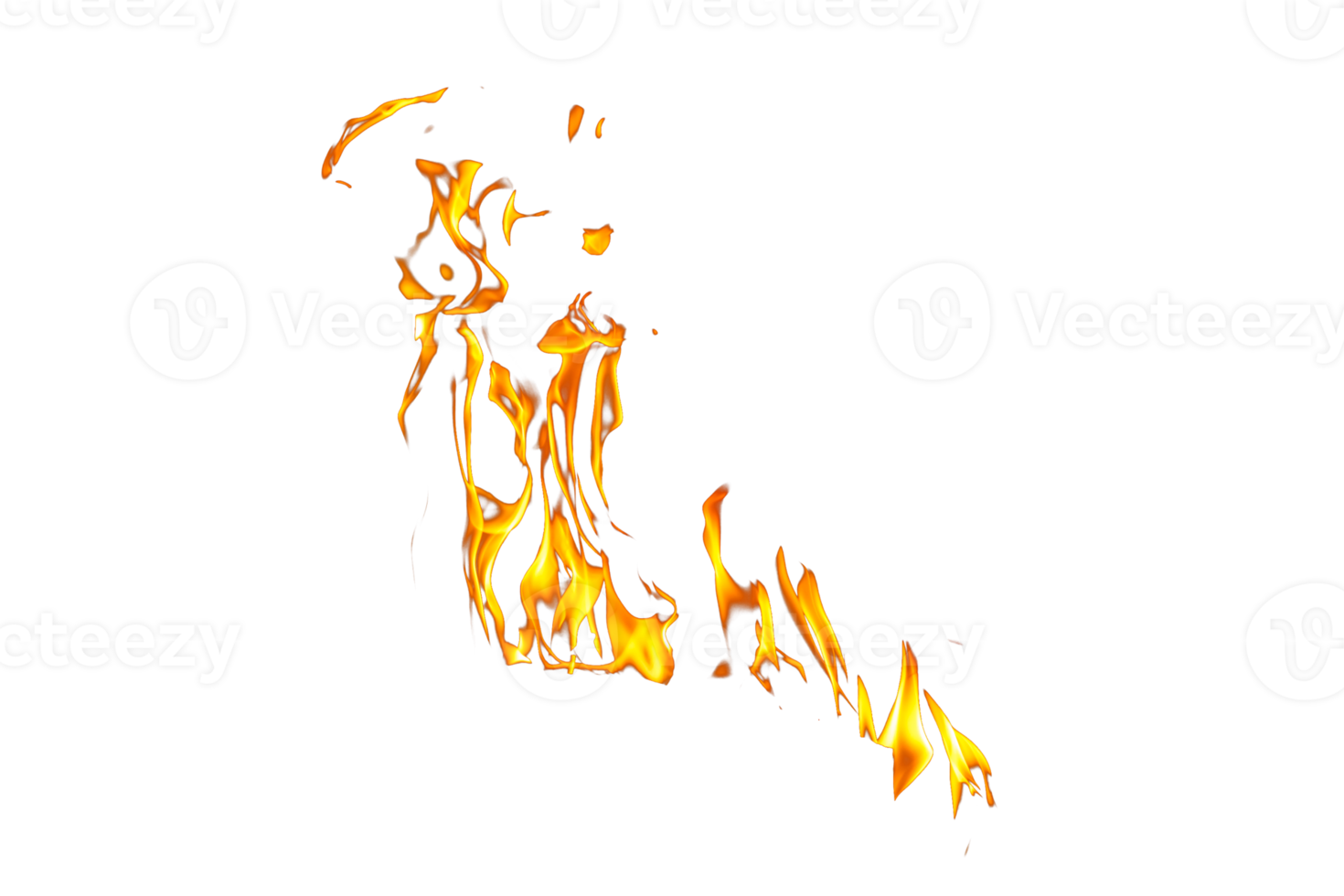 Fire flame texture. Burning material backdrop. Burn effect pattern. Blaze and torch wallpaper. Transparent background. png