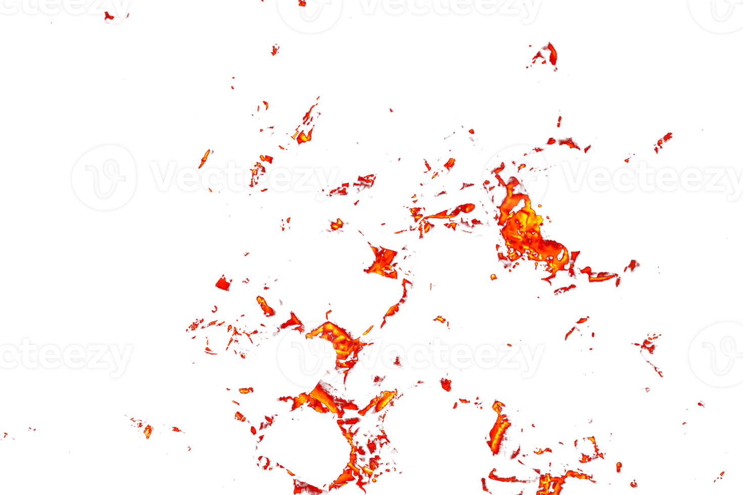 brand vlam textuur. brandend materiaal achtergrond. brandwond effect patroon. uitbarsten en fakkel behang. transparant achtergrond. png