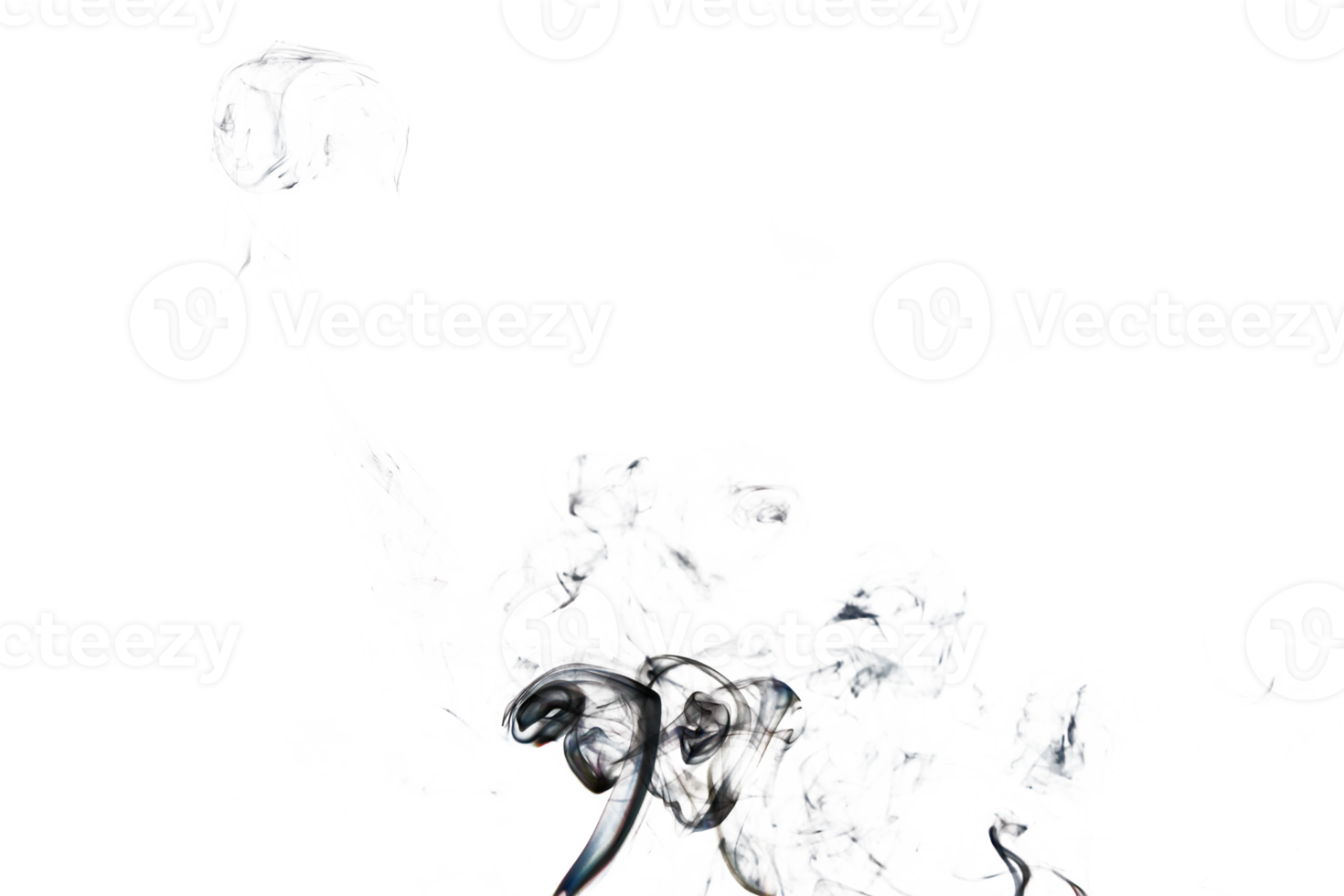 Smoke effect texture. Transparent background. Isolated. Smokey and mistic effect. Spirit wave. png