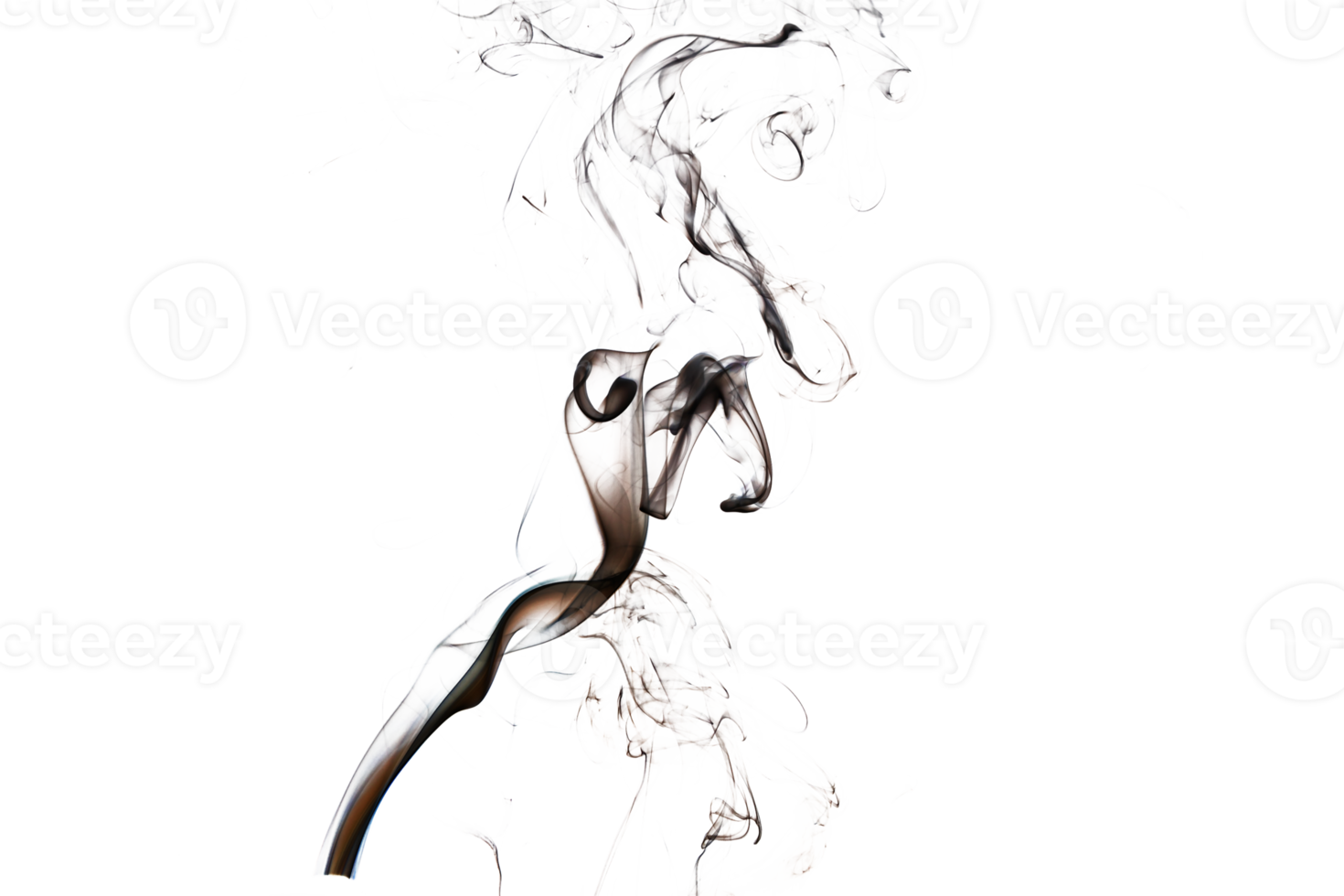 Smoke effect texture. Transparent background. Isolated. Smokey and mistic effect. Spirit wave. png