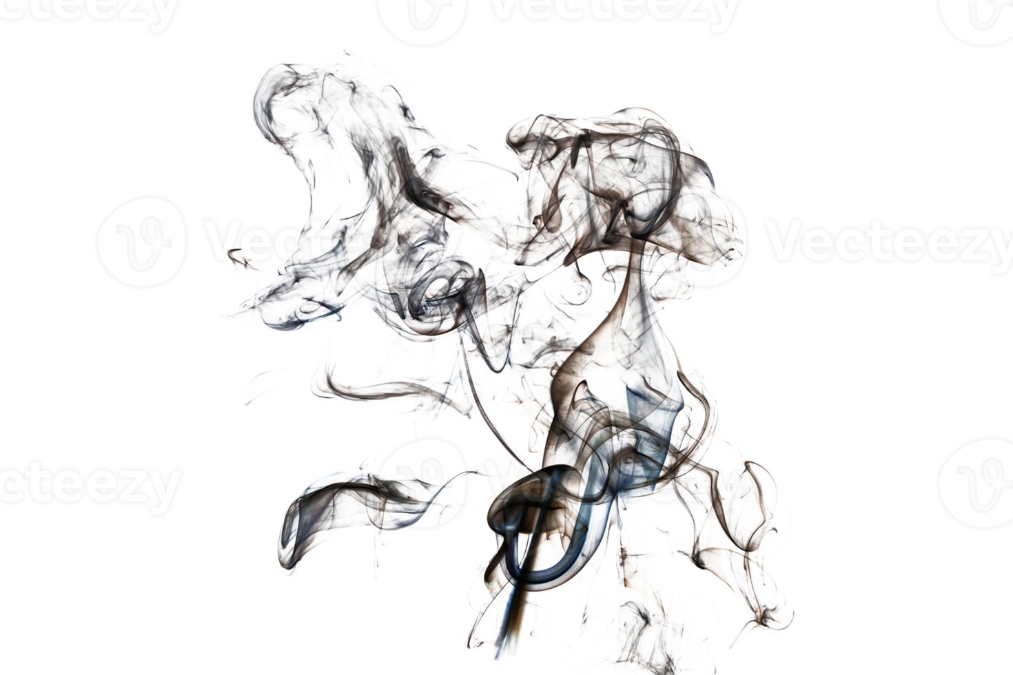 Smoke effect texture. Transparent background. Isolated. Smokey and mistic effect. Spirit wave. png