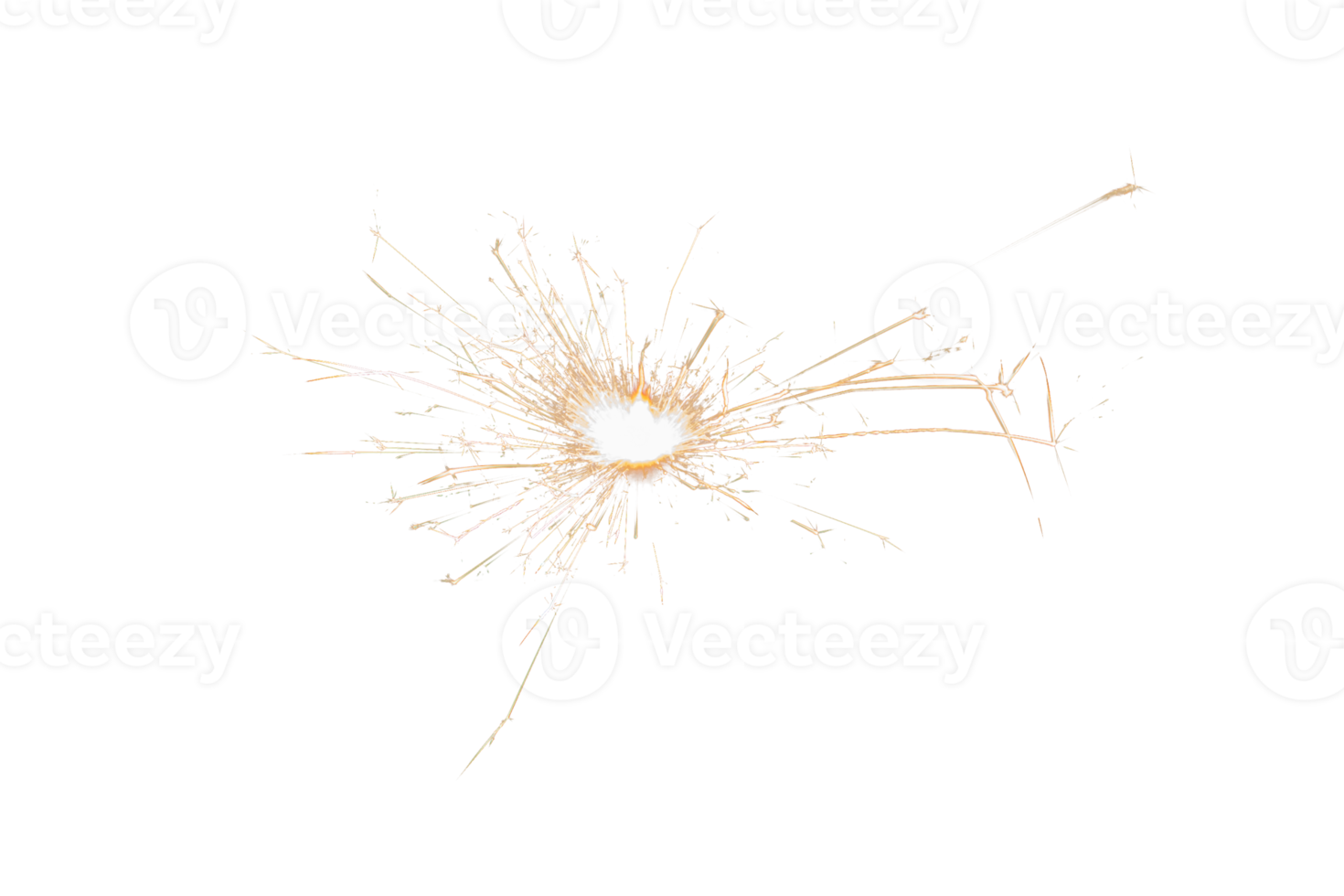 brandend sterretje geïsoleerd Aan transparant achtergrond. vuurwerk thema. licht effect en textuur. Kerstmis en nieuw jaar decoratie. PNG afbeelding.