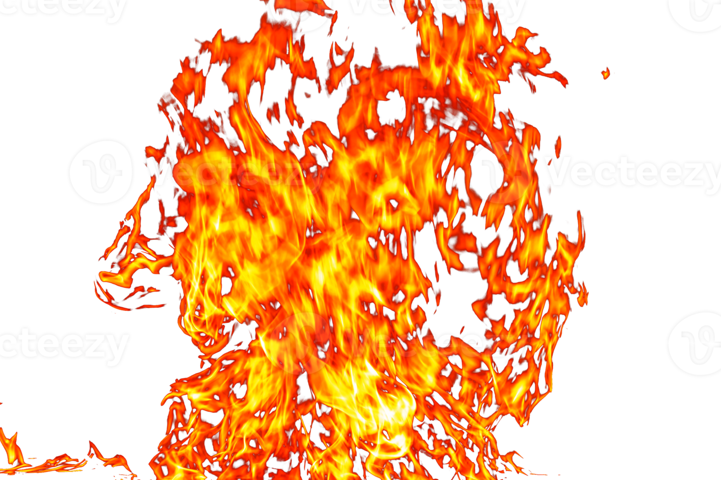 Fire flame texture. Burning material backdrop. Burn effect pattern. Blaze and torch wallpaper. Transparent background. png