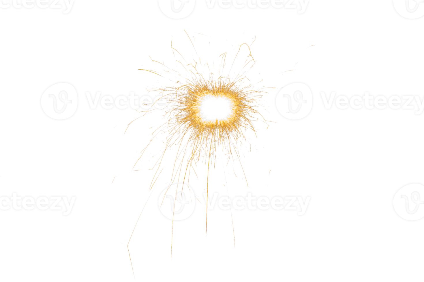 brandend sterretje geïsoleerd Aan transparant achtergrond. vuurwerk thema. licht effect en textuur. Kerstmis en nieuw jaar decoratie. PNG afbeelding.