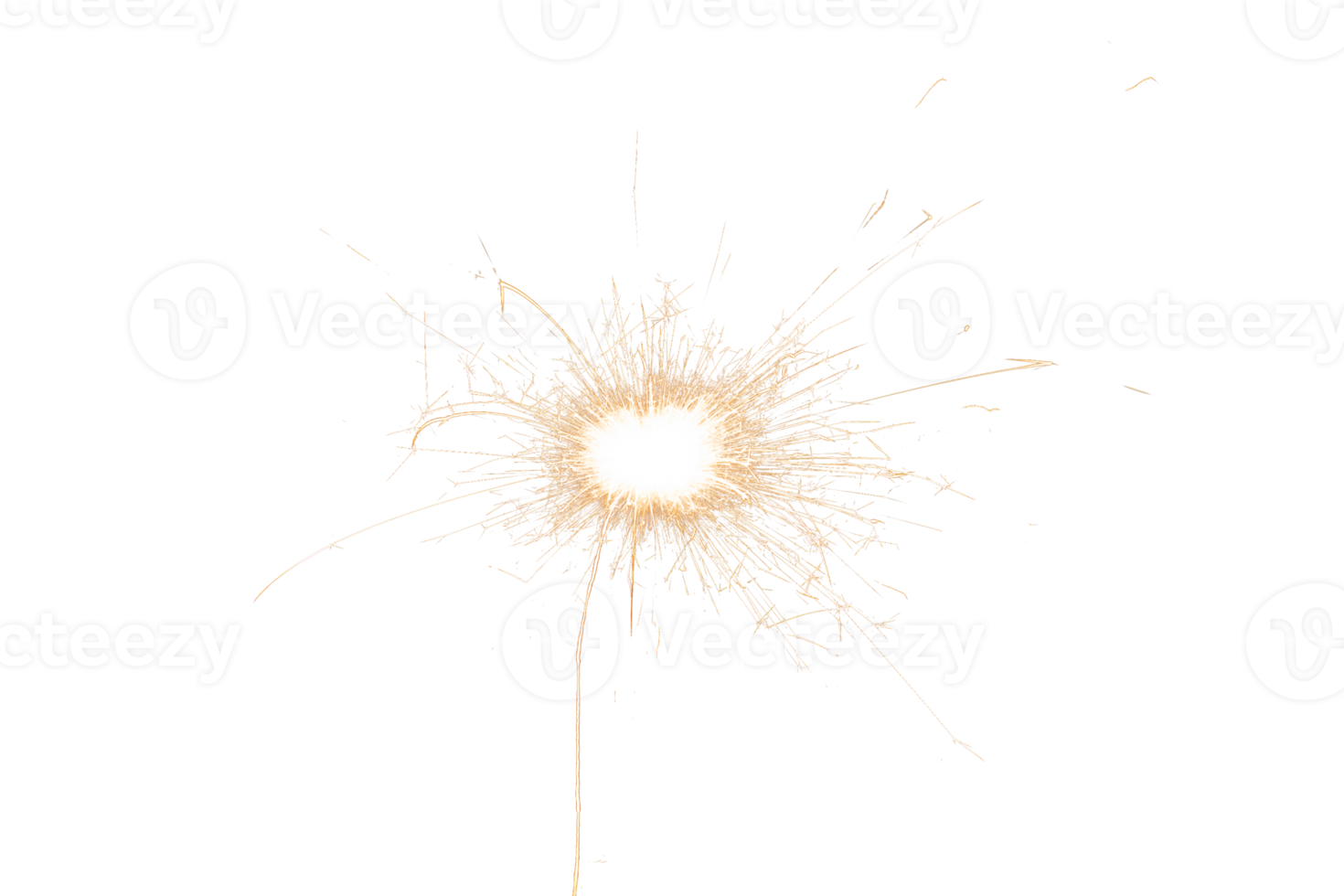 brandend sterretje geïsoleerd Aan transparant achtergrond. vuurwerk thema. licht effect en textuur. Kerstmis en nieuw jaar decoratie. PNG afbeelding.