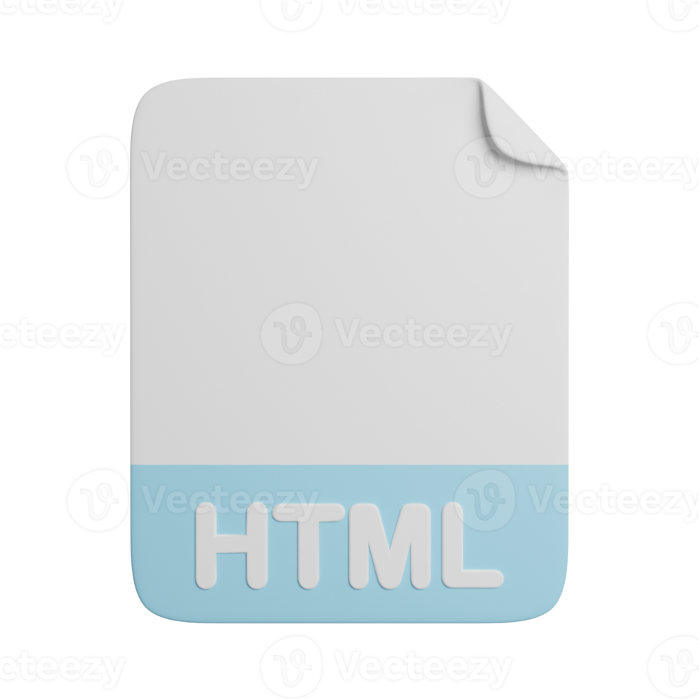 HTML Document File Extension png