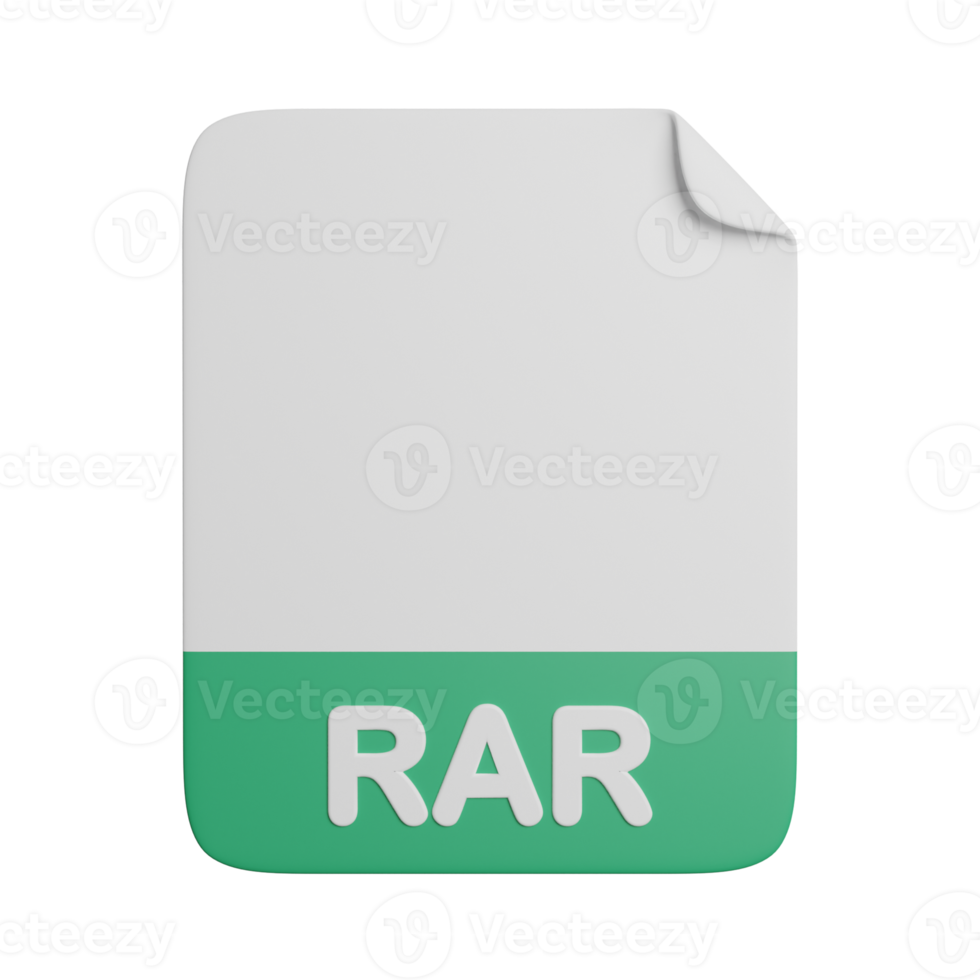 RAR Document File Extension png