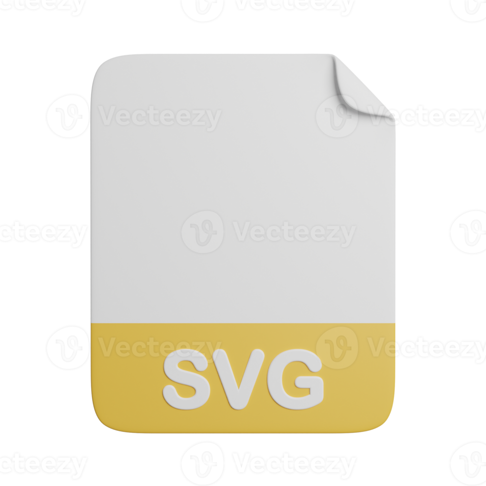 extension de fichier de document svg png