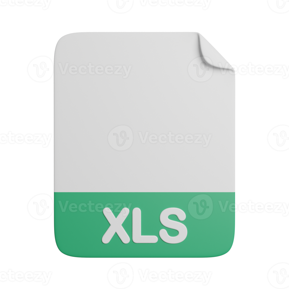 XLS Document File Extension png